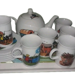 Pure porcelain tea set